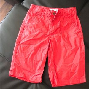 Boys red shorts